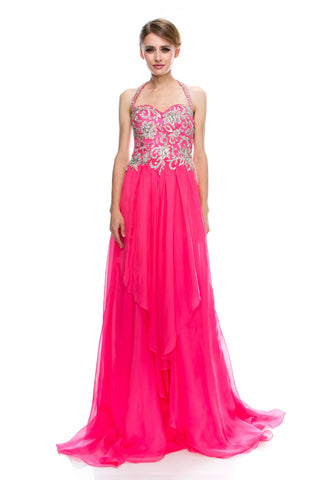 Prom & Evening Lace Beaded Dress
