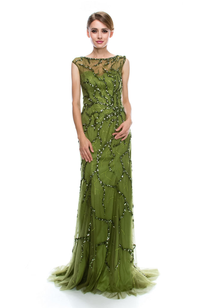 Prom & Evening Lace Beaded Dress