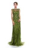 Prom & Evening Lace Beaded Dress