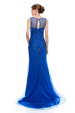 Prom & Evening Lace Jersey Beaded Dress