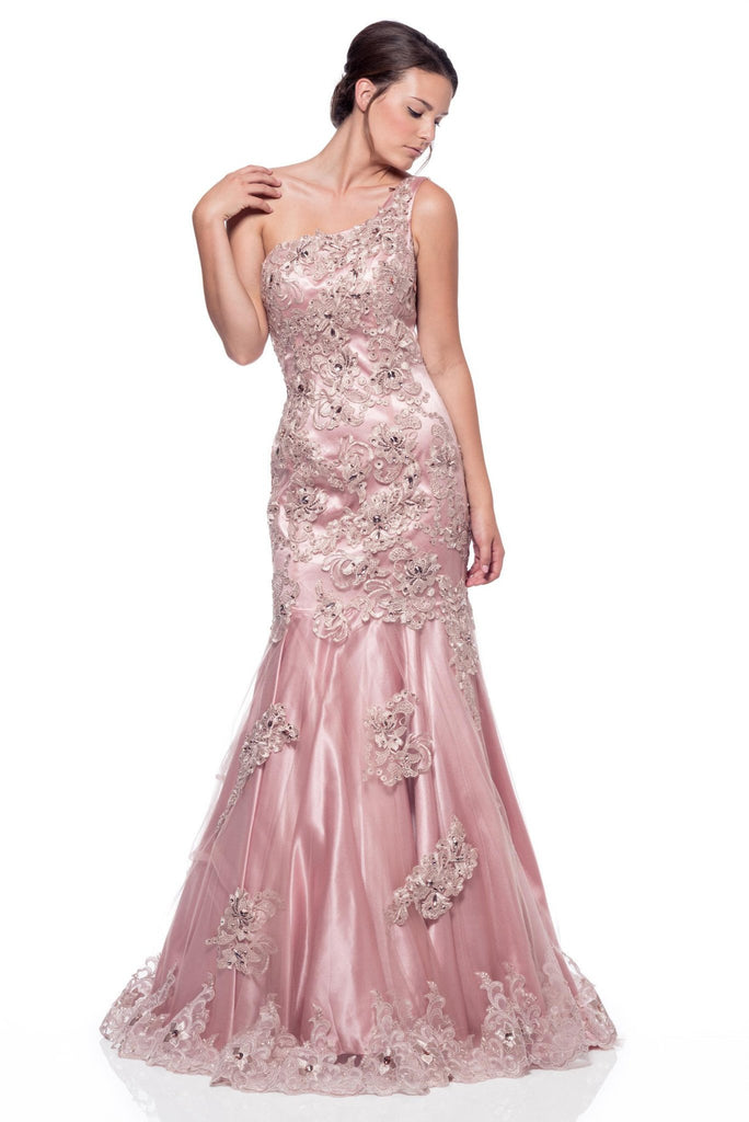 Prom & Evening Lace Beaded Dress