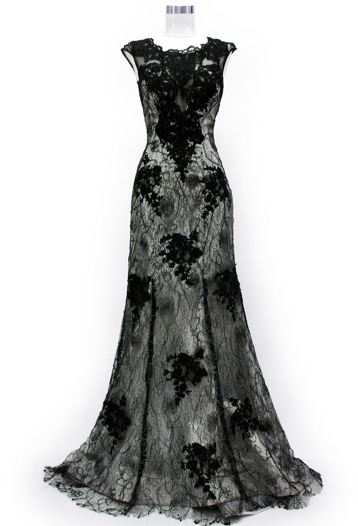Prom & Evenning Lace Jersey Beaded Dresses