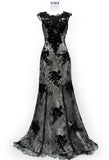 Prom & Evenning Lace Jersey Beaded Dresses