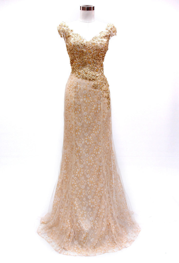 Prom & Evenning Lace Jersey Beaded Dresses