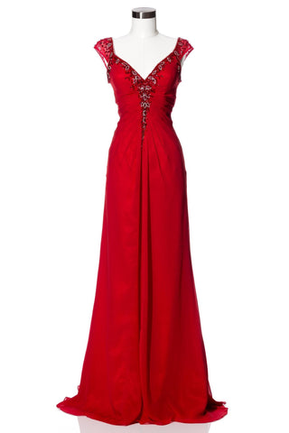 Prom & Evenning Lace Jersey Beaded Dresses