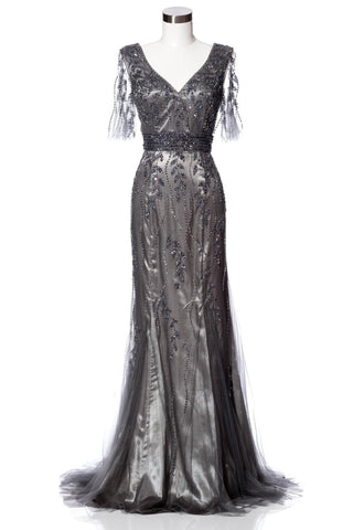 Prom & Evenning Lace Jersey Beaded Dresses