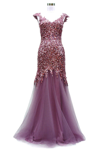 Prom & Evenning Lace Beaded Dresses