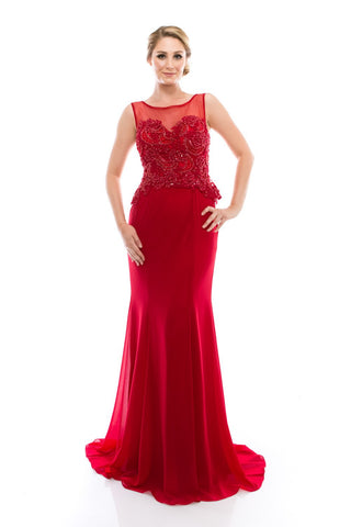 Mother Of The Bride Lace satin chiffon Long Gown Dress.