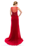 Mother Of The Bride Lace satin chiffon Long Gown Dress.