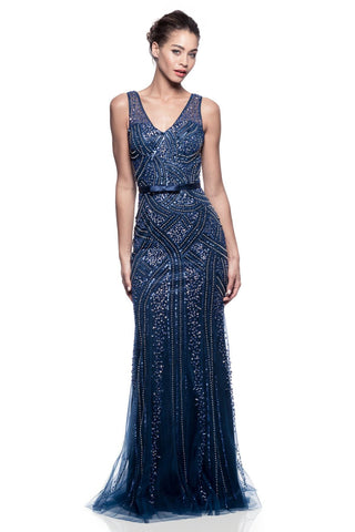 Prom & Evenning Lace Jersey Beaded Dresses