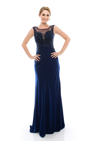 Prom & Evenning Lace Jersey Beaded Dresses
