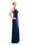 Prom & Evenning Lace Jersey Beaded Dresses