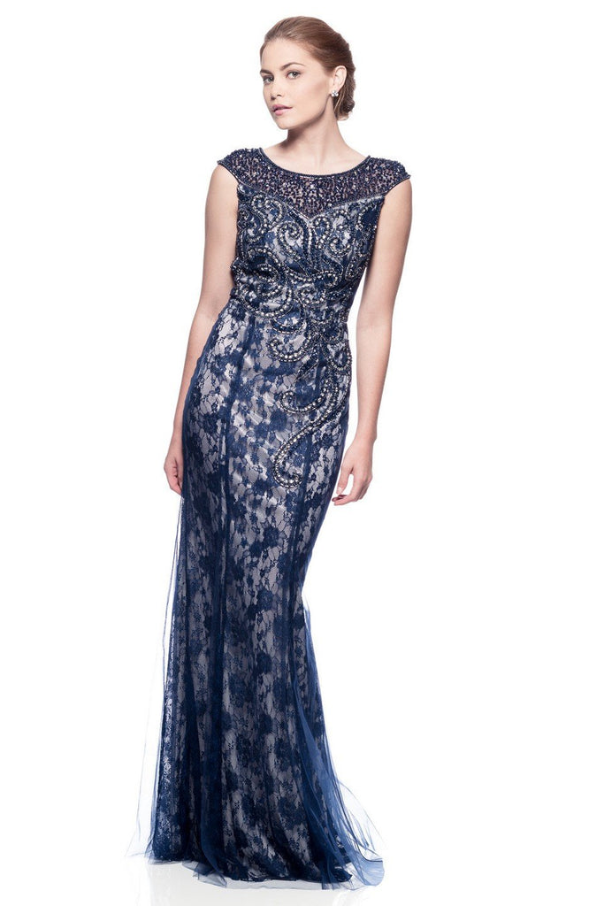 Prom & Evenning Lace Jersey Beaded Dresses