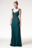 Mother Of The Bride Lace satin chiffon Long Gown Dress.
