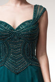 Mother Of The Bride Lace satin chiffon Long Gown Dress.