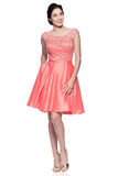 Lace short prom homecoming cocktail dress