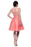 Lace short prom homecoming cocktail dress