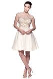 Lace short prom homecoming cocktail dress