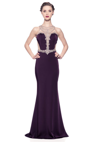 Prom & Evenning Lace Jersey Beaded Dresses