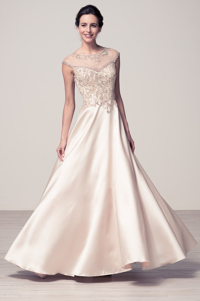 Prom & Evening Lace Beaded Dress