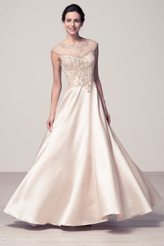 Prom & Evening Lace Beaded Dress