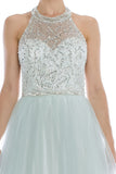 Prom & Evening Lace Beaded Dress