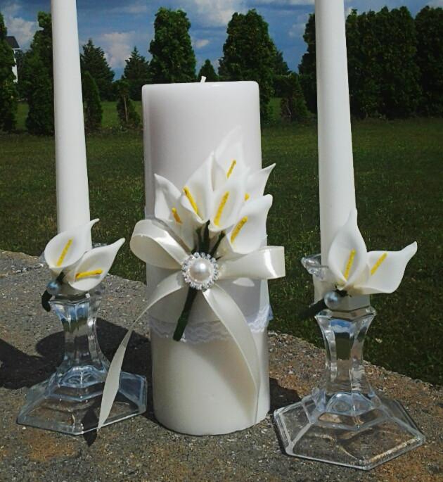 Wedding accessories unity candle set