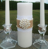 Wedding accessories unity candle set