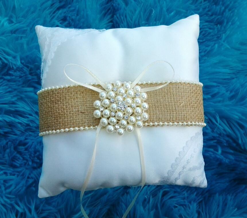 Wedding accessories ring bearer pillow
