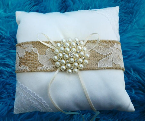 Wedding accessories ring bearer pillow