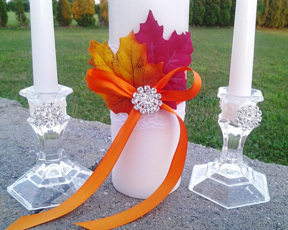 Wedding accessories unity candle set