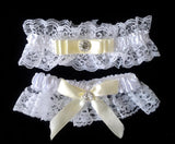 Wedding accessories 2 pcs garter sunflowers