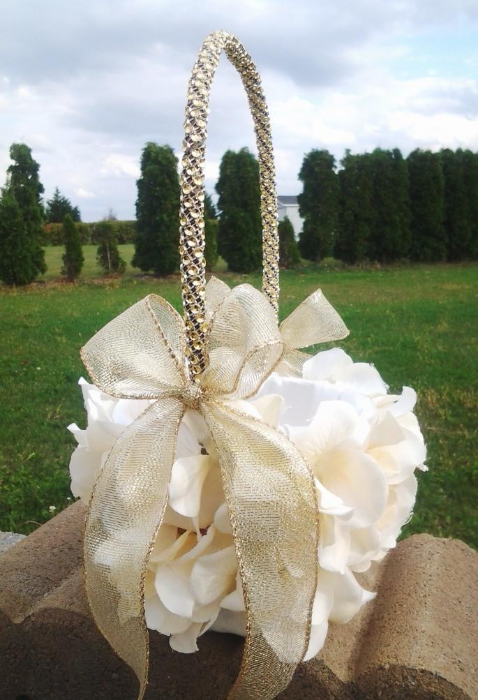 Wedding accessories flower girl basket