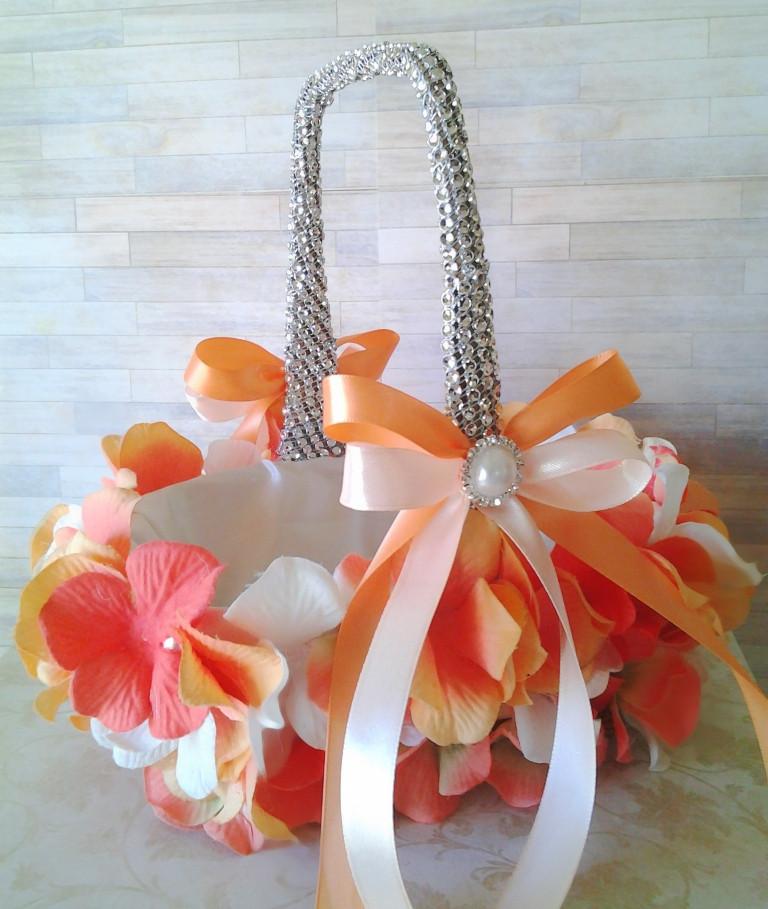 Wedding accessories flower girl basket