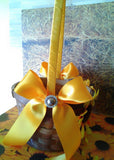 Wedding accessories flower girl basket sunflower