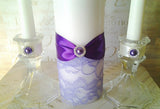 Wedding accessories unity candle set