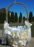 Wedding accessories flower girl basket
