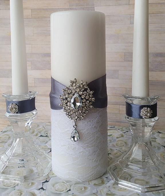 Wedding accessories unity candle set