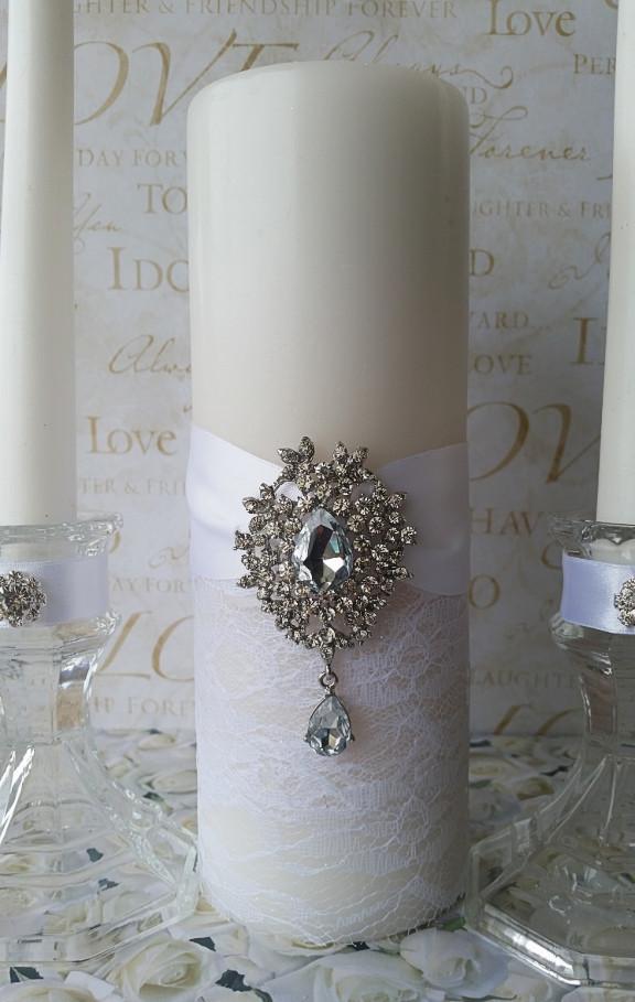 Wedding accessories unity candle set