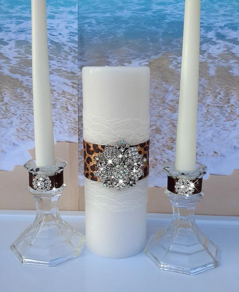Wedding accessories unity candle set