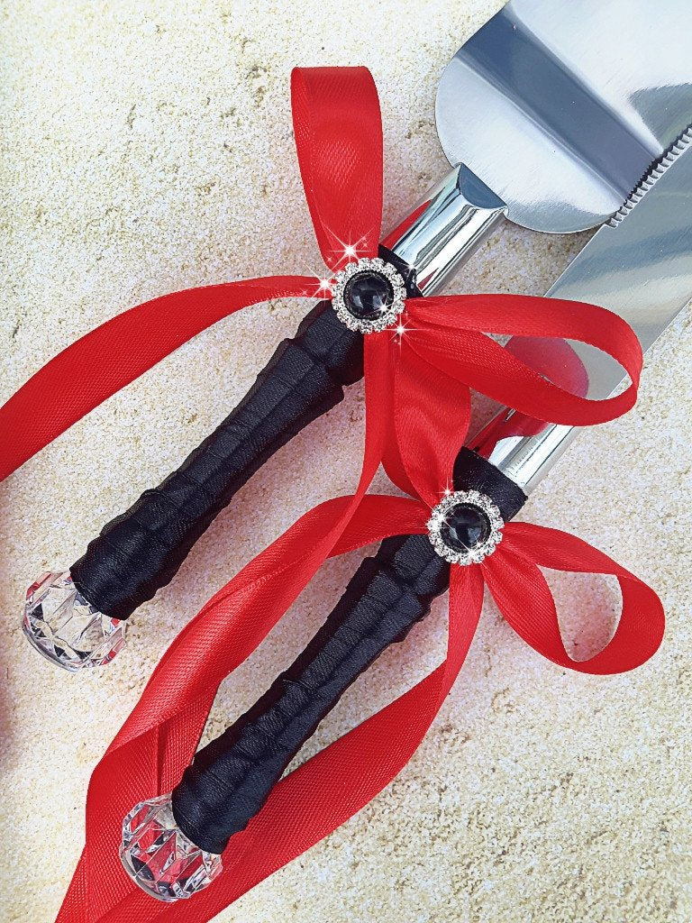 Wedding accessories cake server knife set