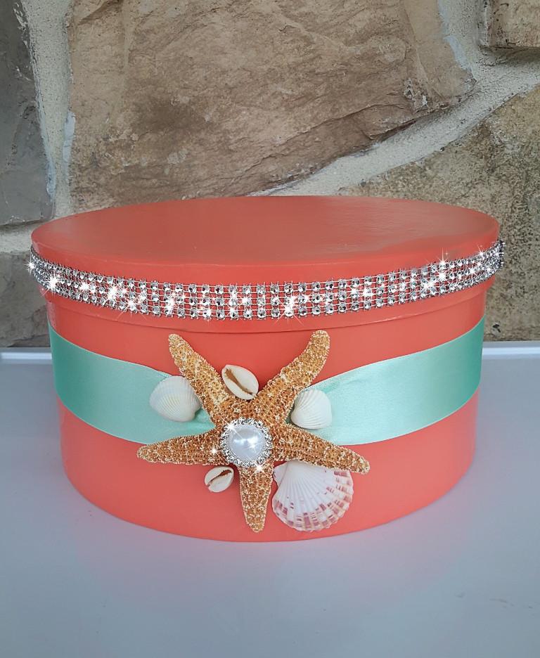 Wedding accessories money card holder sea shell