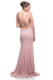 Prom & Evening Lace Jersey Beaded Dress