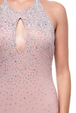 Prom & Evening Lace Jersey Beaded Dress