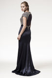 Mother Of The Bride Lace satin chiffon Long Gown Dress.