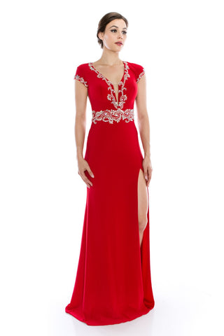 Prom & Evening Lace Jersey Beaded Dresses