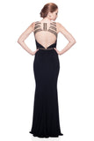 Prom & Evenning Lace Jersey Beaded Dresses