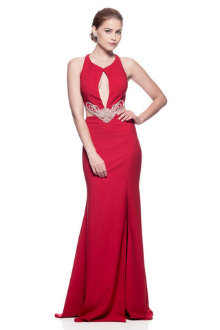 Prom & Evenning Lace Jersey Beaded Dresses