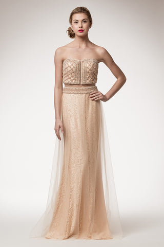 Prom & Evenning Lace Jersey Beaded Dresses