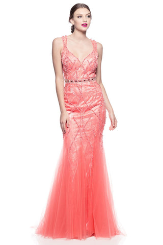 Prom & Evening Lace Beaded Dresses